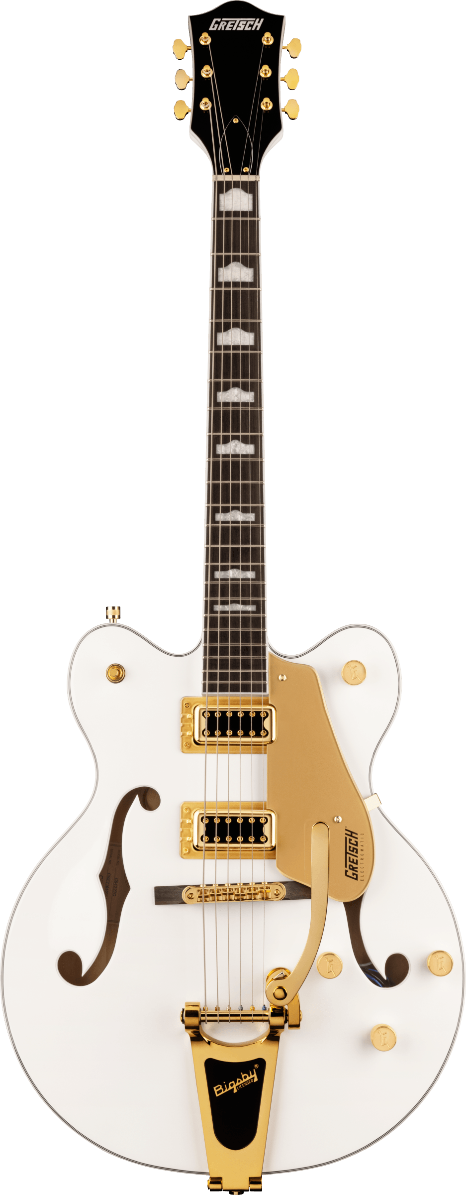 Gretsch G5422TG Electromatic® Classic Hollow Body Double-Cut with Bigsby® and Gold Hardware, Laurel Fingerboard, Snowcrest White