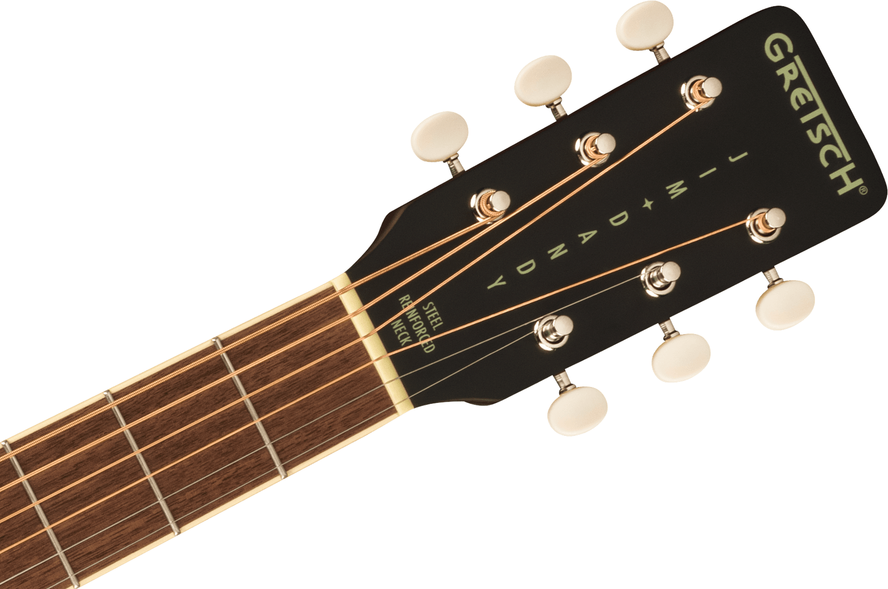 Gretsch Guitars Jim Dandy™ Dreadnought, Walnut Fingerboard, White Pickguard, Rex Burst