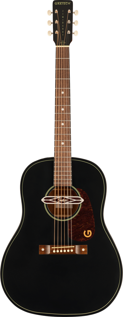 Gretsch Guitars Jim Dandy Deltoluxe Dreadnought,Black Top