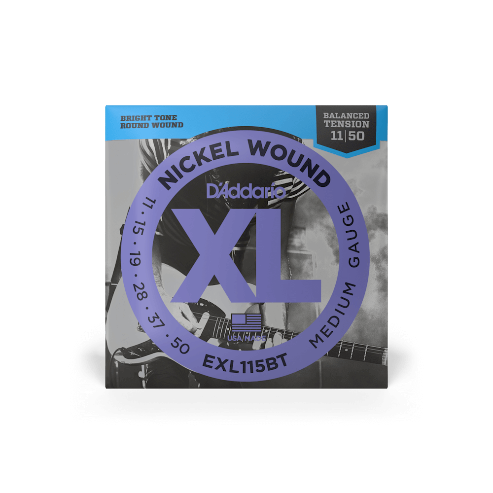 11-50 Medium Balanced Tension Electric Guitar Strings EXL115BT