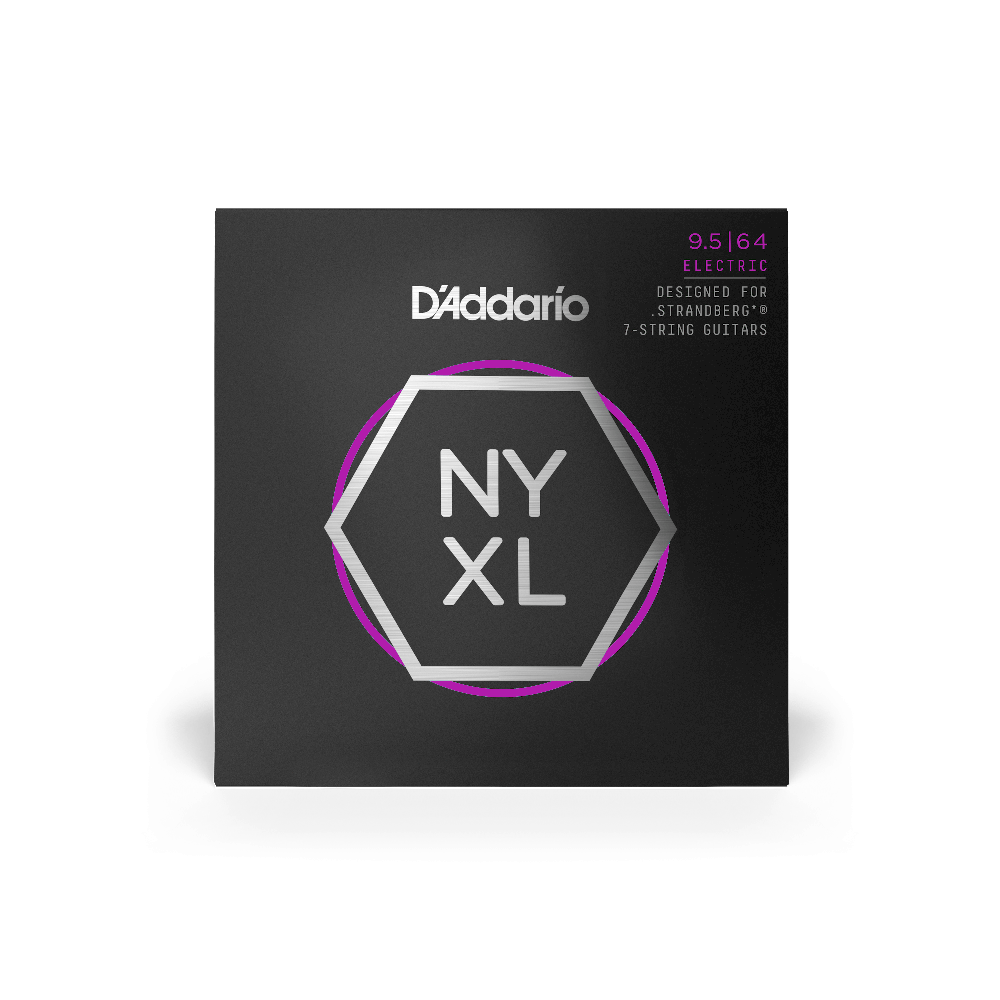 9.5-64 Custom Light 7-String Strandberg Electric Guitar Strings NYXL09564SB