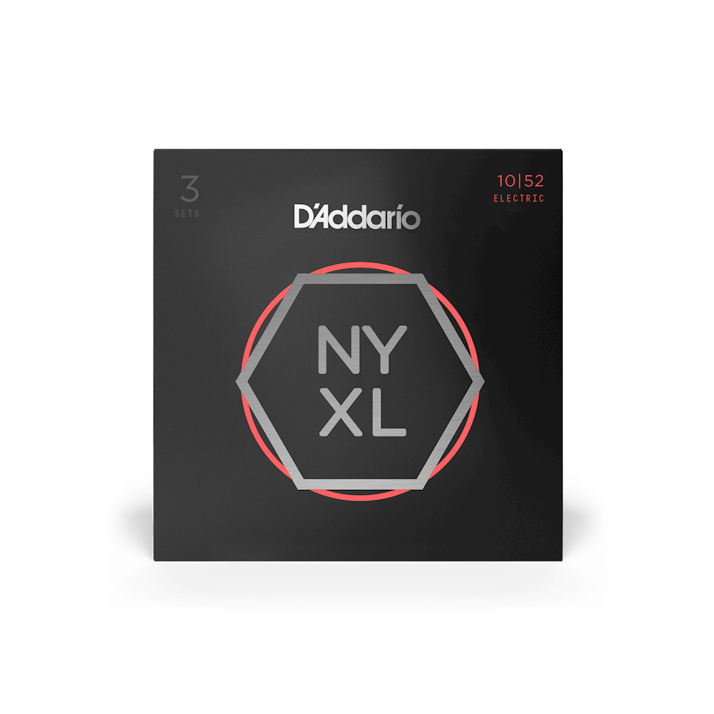 10-52 Light Top/Heavy Bottom Electric Guitar Strings 3-Pack NYXL1052-3P
