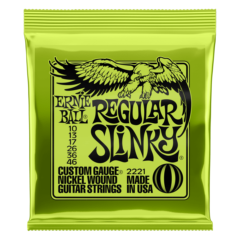 Regular Slinky Nickel Wound Electric Guitar Strings 10-46 Gauge