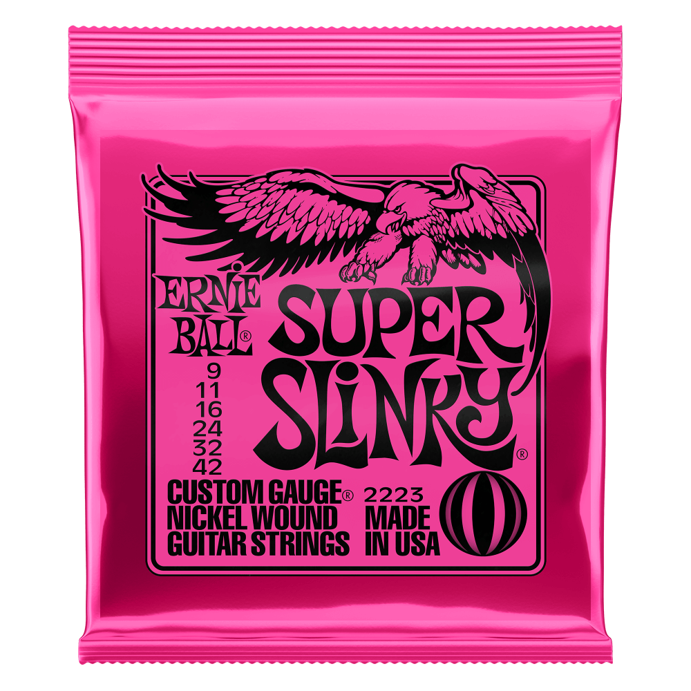 Super Slinky Nickel Wound Electric Guitar Strings 9-42 Gauge