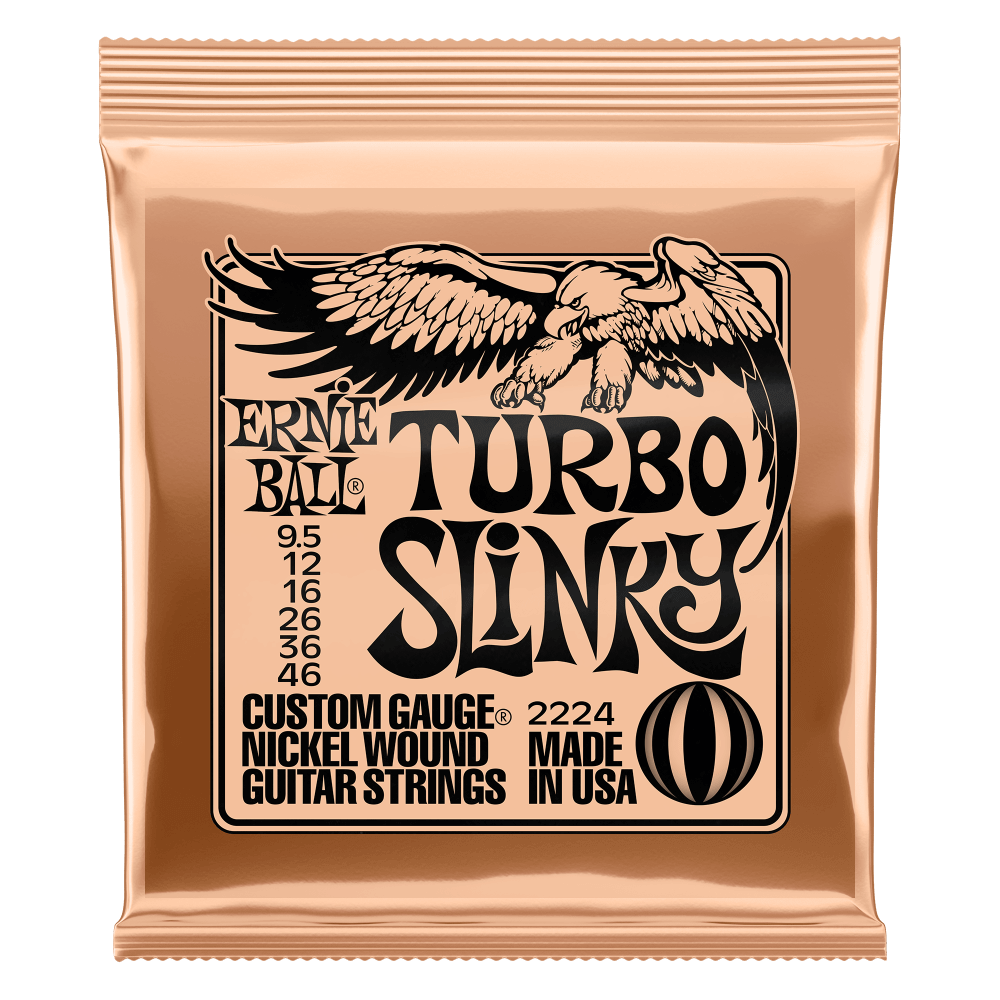 Turbo Slinky Nickel Wound Electric Guitar Strings 9.5-46 Gauge