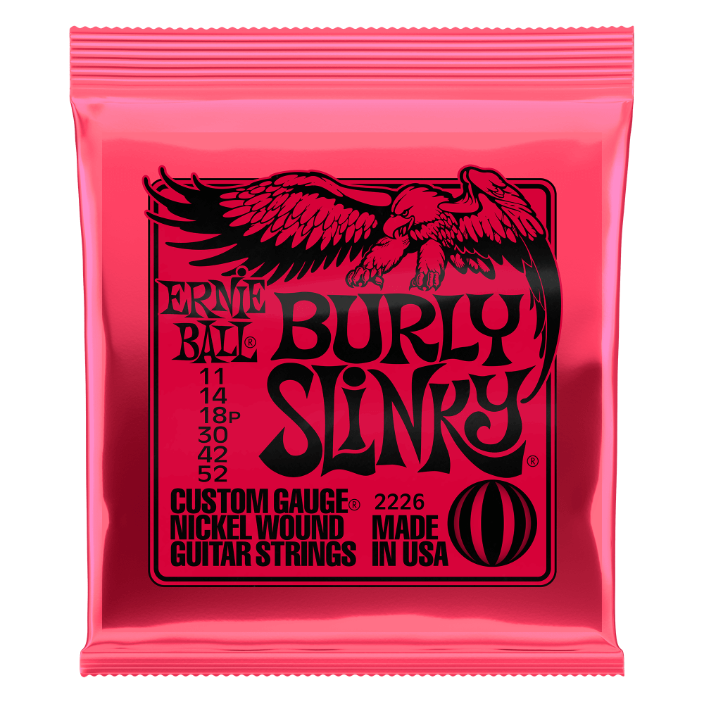 Burly Slinky Nickel Wound Electric Guitar Strings 11-52 Gauge