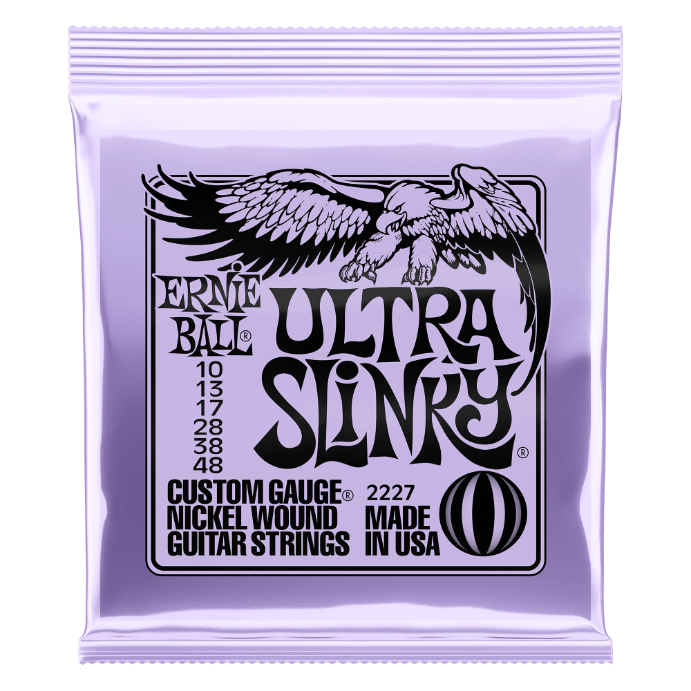 Ultra Slinky Nickel Wound Electric Guitar Strings 10-48 Gauge