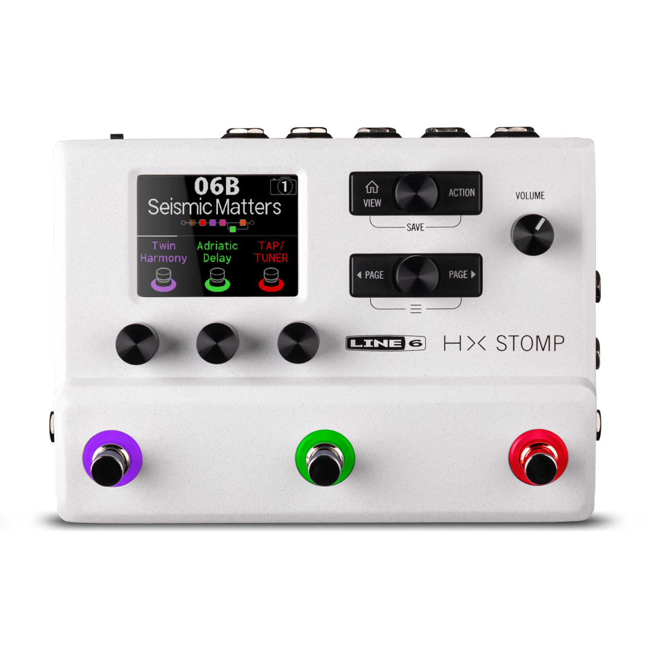 HX Stomp Amp and Effects Processor Stomptrooper White