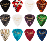 Fender Celluloid Medley Picks, 351 Shape - 12 Pack