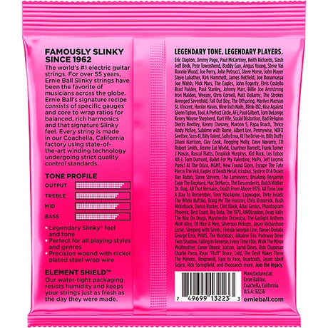 Ernie Ball 3223 Nickel Super Slinky Electric Guitar Strings 3-Pack
