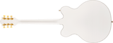 Gretsch G5422TG Electromatic® Classic Hollow Body Double-Cut with Bigsby® and Gold Hardware, Laurel Fingerboard, Snowcrest White