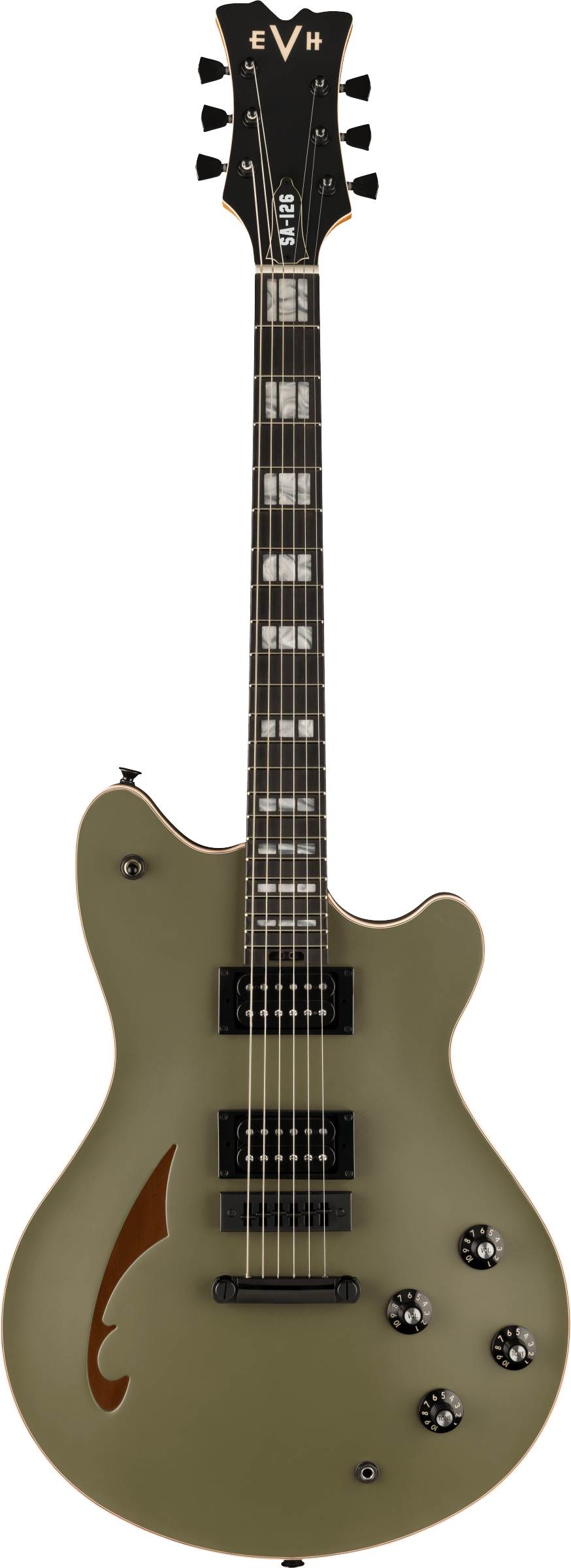 EVH SA-126 Special, Matte Army Drab & Stealth Black