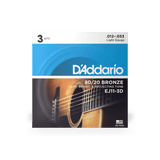 12-53 Regular Light Acoustic Guitar Strings EJ11