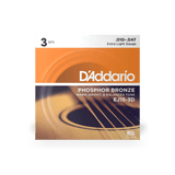 10-45 Extra Light Acoustic Guitar Strings EJ15