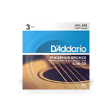 12-53 Light Acoustic Guitar Strings EJ16