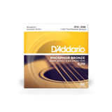 12-56 Light Top/Medium Bottom Acoustic Guitar Strings EJ19