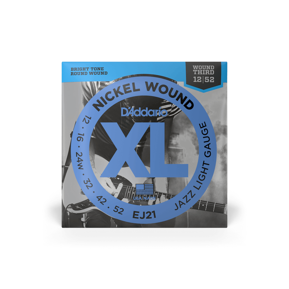 12-52 Jazz Light Electric Guitar Strings EJ21