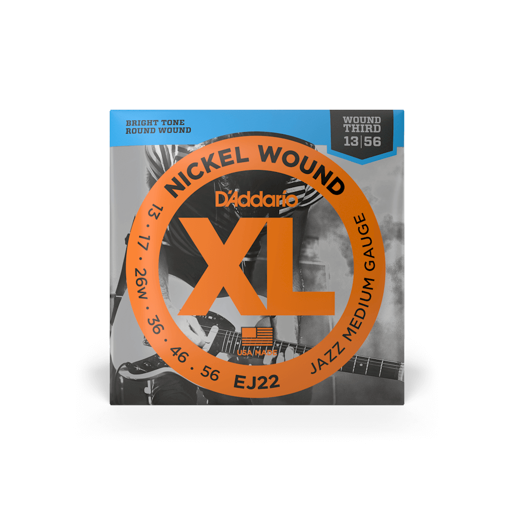 13-56 Jazz Medium Electric Guitar Strings EJ22