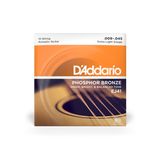 09-45 Extra Light 12-String Acoustic Guitar Strings EJ41