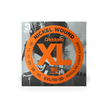 10-46 Regular Light Electric Guitar Strings EXL110