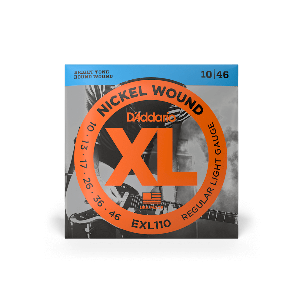 10-46 Regular Light Electric Guitar Strings EXL110