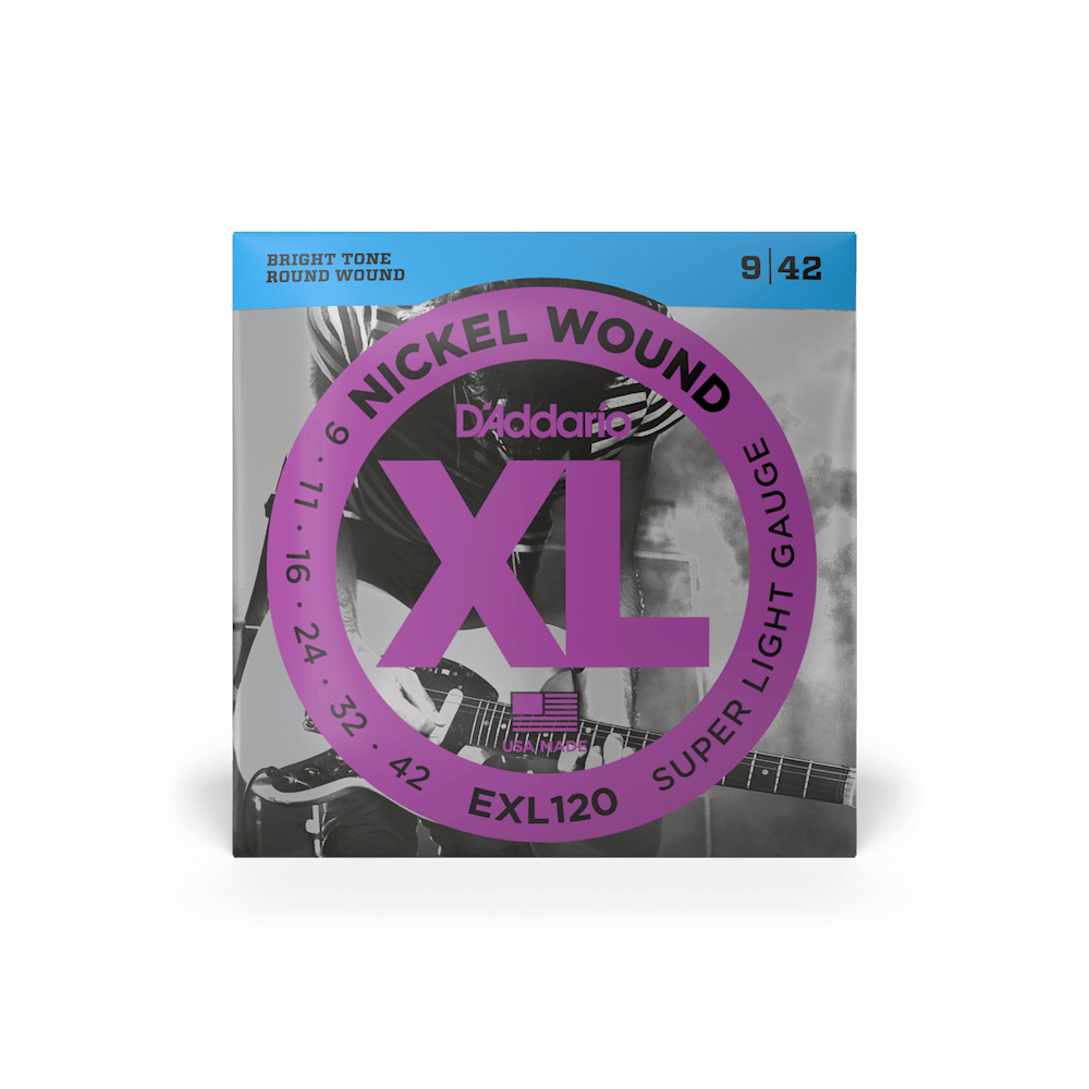 09-42 Super Light Electric Guitar Strings EXL120