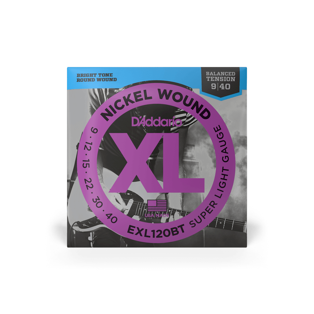09-40 Super Light Balanced Tension Electric Guitar Strings EXL120BT