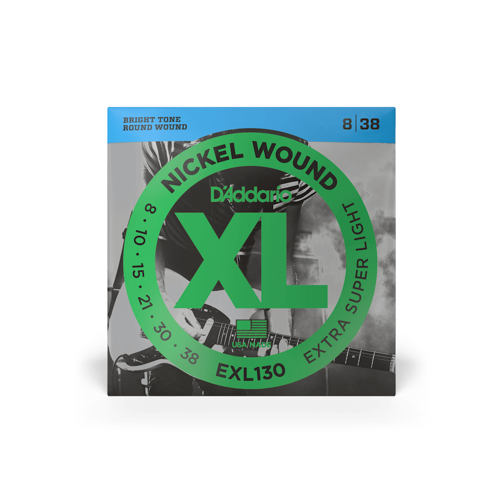 08-38 Extra Super Light Electric Guitar Strings EXL130