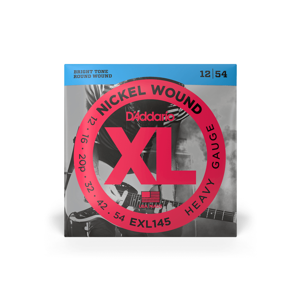 12-54 Heavy Plain 3rd Electric Guitar Strings EXL145