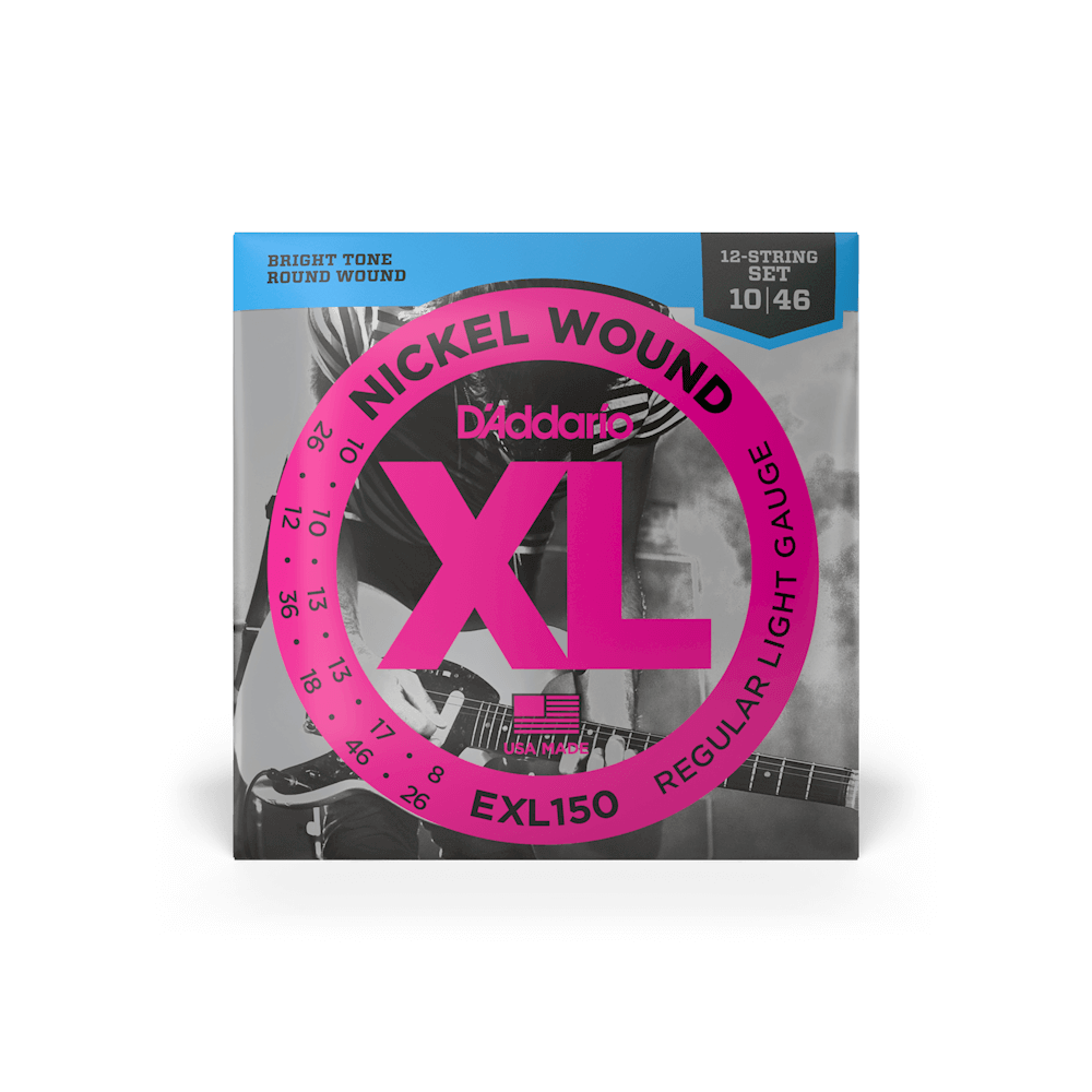 10-46 Regular Light 12-String Electric Guitar Strings EXL150