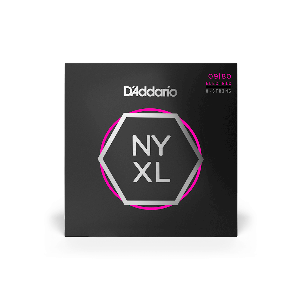 09-80 Super Light 8-String Electric Guitar Strings NYXL0980