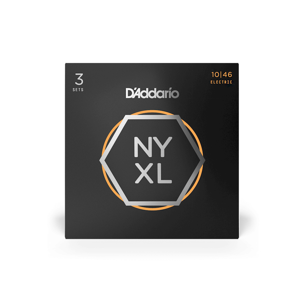 10-46 Regular Light Electric Guitar Strings 3-Pack NYXL1046-3P