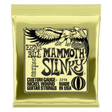 Mammoth Slinky Nickel Wound Electric Guitar Strings with wound G 12-62 Gauge
