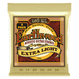 Extra Light Earthwood 80/20 Bronze Acoustic Guitar Strings 10-50 Gauge - 3 Pack