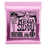Mega Slinky Nickel Wound Electric Guitar Strings 10.5-48 Gauge - 3 Pack